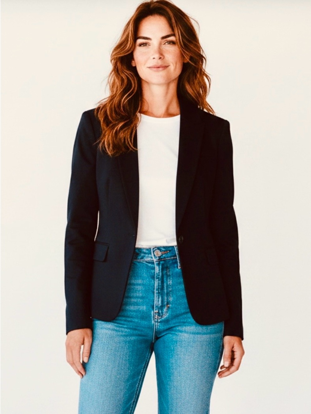Banana Republic Classic Black Women's Blazer - Timeless Tailored Fit
